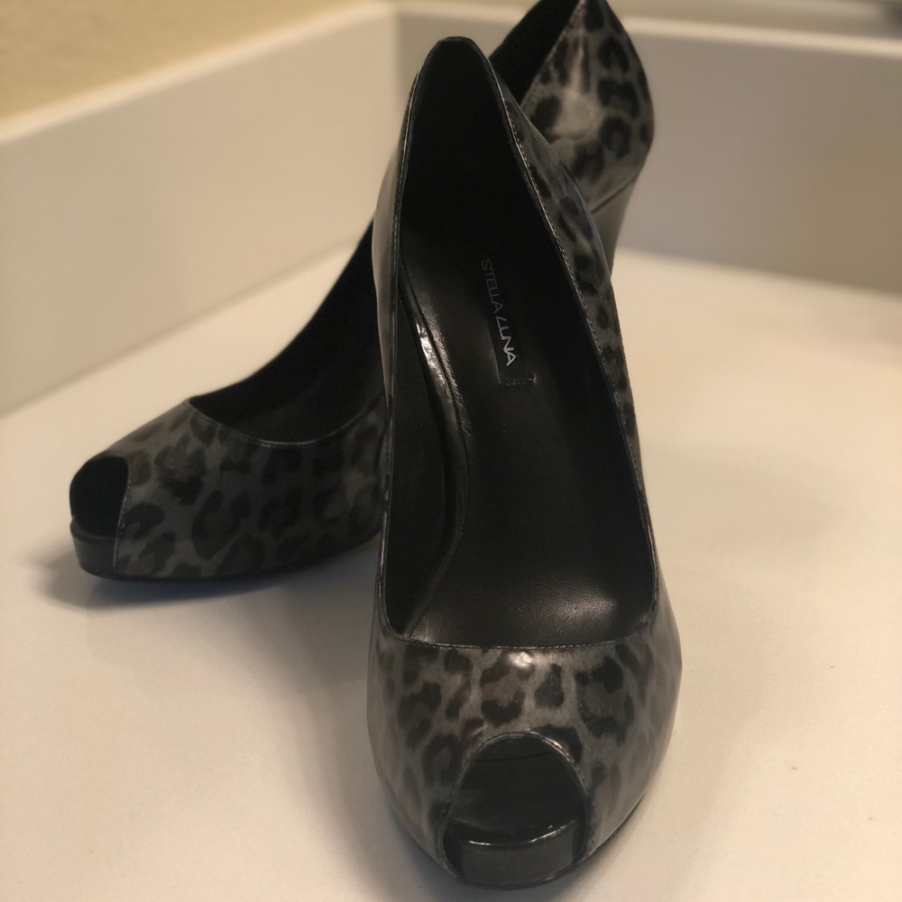 Stella Luna Animal Print Heels